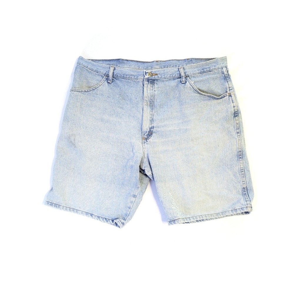 Rustler Mens Light Wash Denim Jean Shorts 100 Cotton Blue 1089F51FL Size 42
